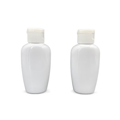 Oblate Phong cách nhựa PET Chai bơm phẳng 50ml ngăn oxy với nắp