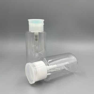 Chai bơm tẩy sơn móng tay bằng nhựa PET Chai phù hợp 150ml 180ml sàng lọc lụa