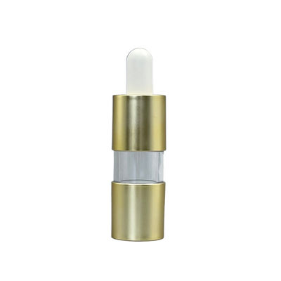 Chai tinh dầu rỗng vàng 20ml 0,25ml Liều lượng UV Lớp phủ chất lỏng nhỏ giọt với bóng đèn