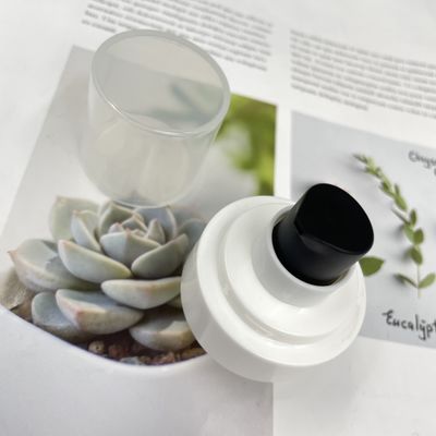 Máy phân phối bơm kem cầm tay 0,25ML / T Đóng tường đôi 24/410 SS316 với nắp PP