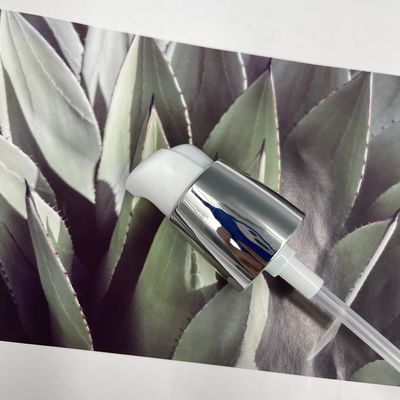 Bơm xử lý bằng nhựa bạc 0.2ML / T Kem dưỡng ẩm cho tay 20/410 Vỏ kim loại