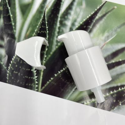 Bộ phân phối kem 20/410 màu trắng SS316 Đầu kem dưỡng da thay thế mùa xuân 0.2ML / T