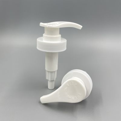 Bơm phân phối chai dầu gội đầu màu trắng 33/410 4.0ML Tỷ lệ xả 38/400