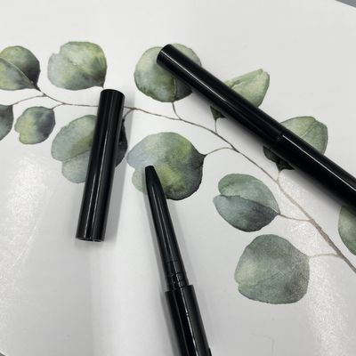Dung tích chiết rót 0,08g Chì kẻ lông mày rỗng Kiểu dáng mỏng Chiều cao 123mm Đường kính 6mm Hộp đựng đồ trang điểm bằng nhựa