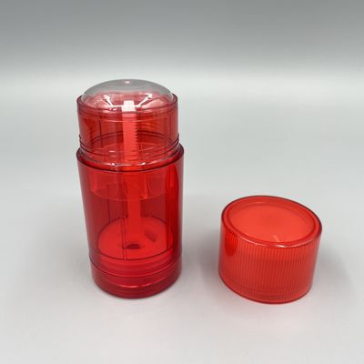 Hộp đựng thanh khử mùi tùy chỉnh 75g màu đỏ Hình tròn AS có in