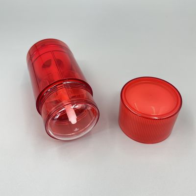 Hộp đựng thanh khử mùi tùy chỉnh 75g màu đỏ Hình tròn AS có in