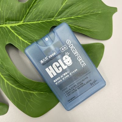 Liều dùng 0,06ML Bình xịt thẻ tín dụng 20ML Nước rửa tay kháng khuẩn 304H