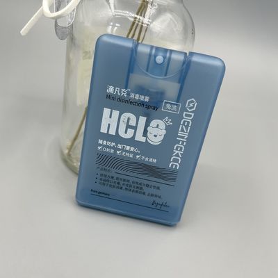 Liều dùng 0,06ML Bình xịt thẻ tín dụng 20ML Nước rửa tay kháng khuẩn 304H