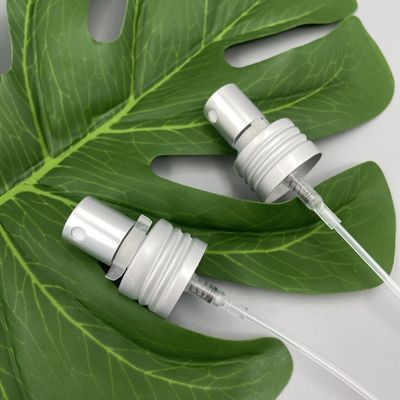Matt Silver Perfume Pump Sprayer Dispenser Alu 24/410 0.12ML Liều lượng với khóa kẹp