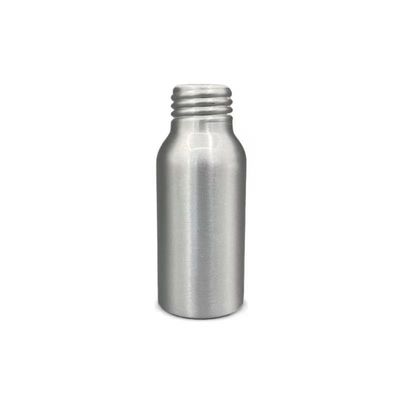 Ngăn chặn rò rỉ Chai nhôm bạc 50ml 35 * 85mm Cổ 24mm Màu tùy chỉnh