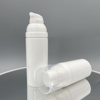 PP 75ml 50ml Chai bơm không khí màu trắng Kem dưỡng da Không gây ô nhiễm