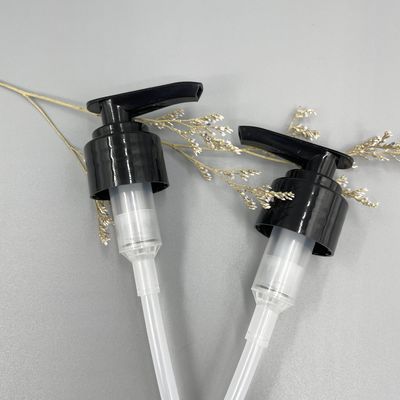 Bơm phân phối PE 24mm Kem dưỡng da đen 28mm Đóng êm cho máy rửa tay