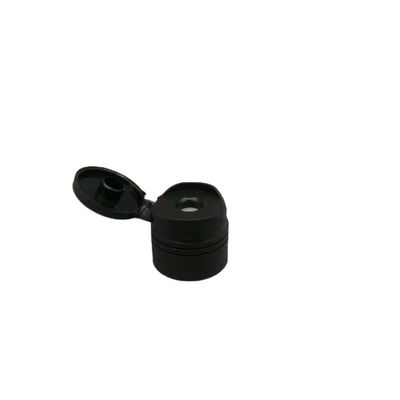 Đĩa vít nhựa màu đen Matt Top Flip Cap 24/410 Van silicone 9.5mm