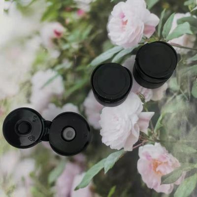 Đĩa vít nhựa màu đen Matt Top Flip Cap 24/410 Van silicone 9.5mm
