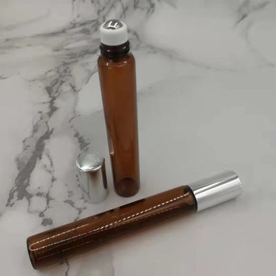 5ml 10ml 15ml Cuộn thủy tinh rỗng trên chai 304 Bóng thép không gỉ