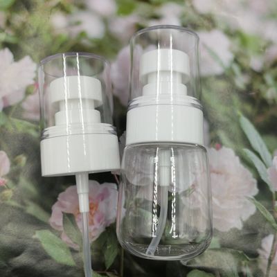 Luxury Clear Empty Upg Chai Petg 30ml Máy phun siêu mịn Màu trắng