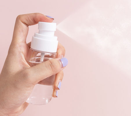 Luxury Clear Empty Upg Chai Petg 30ml Máy phun siêu mịn Màu trắng
