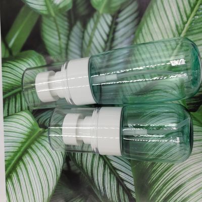 Chăm sóc cá nhân Màu xanh lam trong suốt 60ml Chai Petg Chai siêu mịn