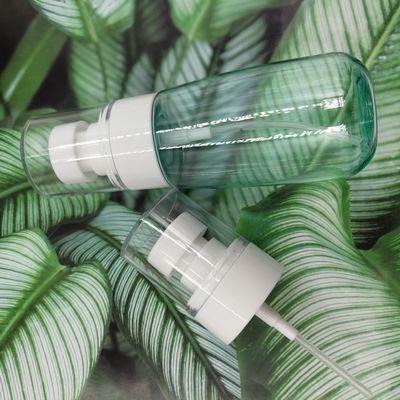 Chăm sóc cá nhân Màu xanh lam trong suốt 60ml Chai Petg Chai siêu mịn