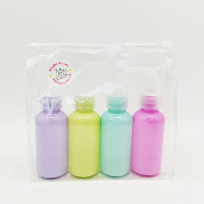 Bộ du lịch Dòng sản phẩm Chăm sóc da 75ml Chai bơm cho thú cưng Màu hồng Tím nhạt Màu xanh lá cây Ánh sáng Xanh lam