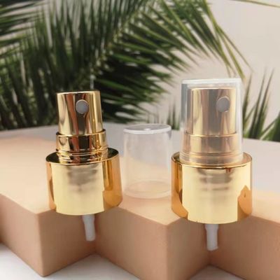 Mạ vàng hồng Đóng cửa 24/410 Máy bơm nước hoa Bộ truyền động nhôm 304 Mùa xuân