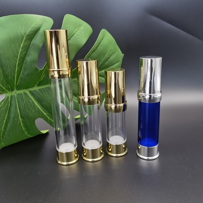 Bộ truyền động kem dưỡng da 15ml, 20ml, 30ml kim loại hóa cho kem dưỡng da Chai nhựa không có khí