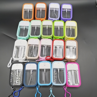Đường kính 45ml 58 * 17 Máy phun thẻ tín dụng Chiều cao 101 Chai Petg với tay áo silicone