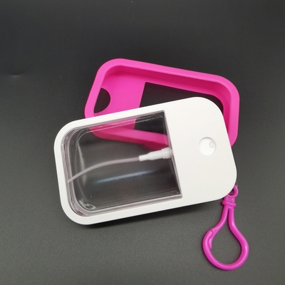 Đường kính 45ml 58 * 17 Máy phun thẻ tín dụng Chiều cao 101 Chai Petg với tay áo silicone