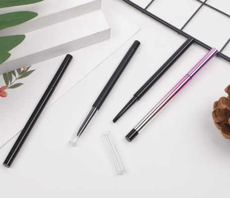 Dung tích chiết rót 0,08g Chì kẻ lông mày rỗng Kiểu dáng mỏng Chiều cao 123mm Đường kính 6mm Hộp đựng đồ trang điểm bằng nhựa