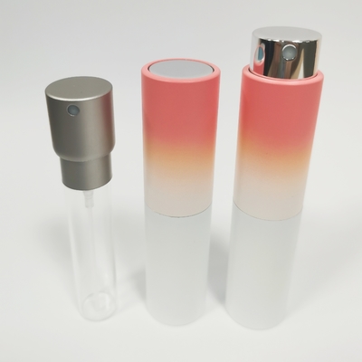 8ML Vỏ nhôm Gradient màu phun và chai với chai thủy tinh bên trong