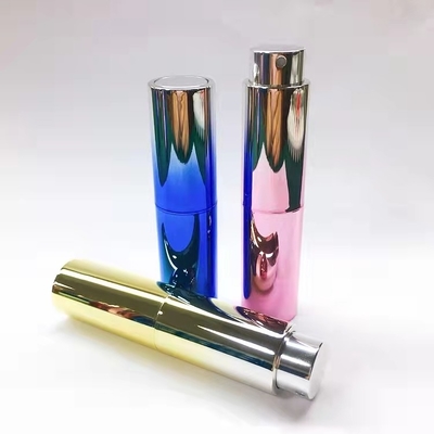 10ML UV Metalized Gradient Màu vàng Màu sắc tùy chỉnh Nước hoa Bình xịt Nước hoa Chăm sóc Cá nhân